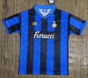 Retro 92-93 inter home soccer jersey